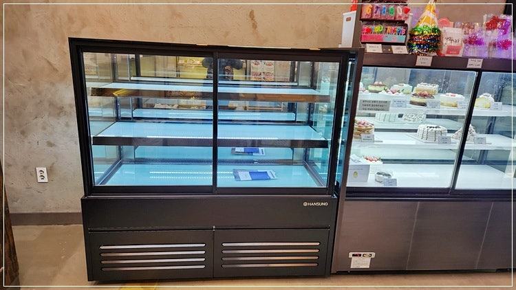 제과쇼케이스 출고 사진 1